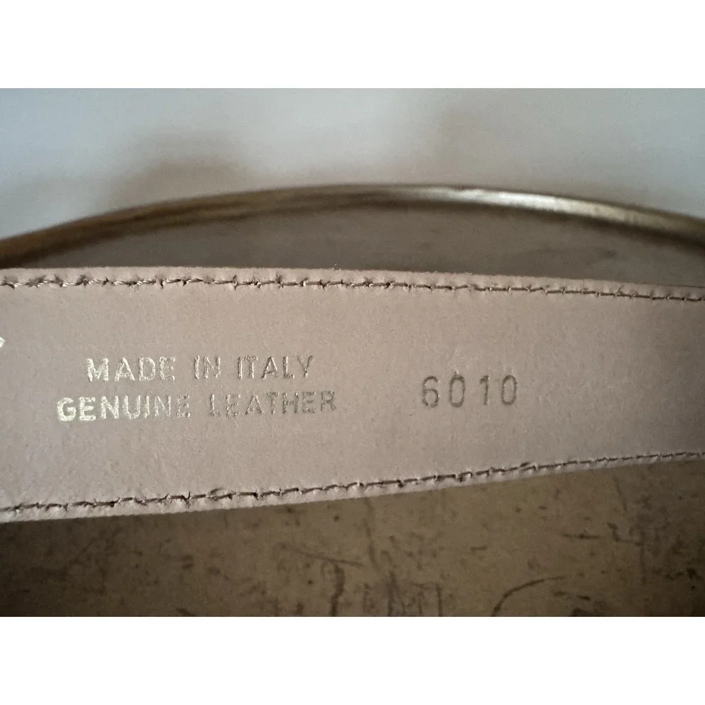 Talbots Genuine Leather Belt Statement Classic 37